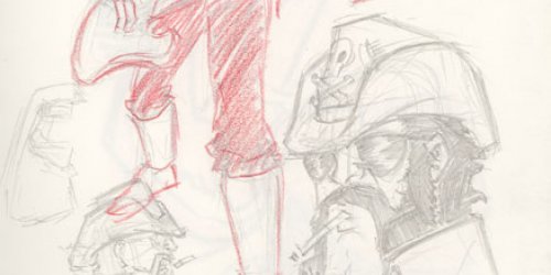 Sketchbook D.D.S.C. Lemmy Kilmister Sketch