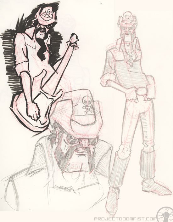 D.D.S.C. Lemmy Kilmister Sketch